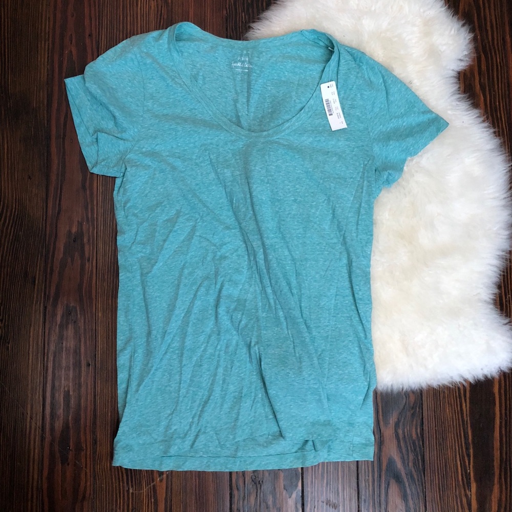 Jcrew- teal t shirt - NWT
